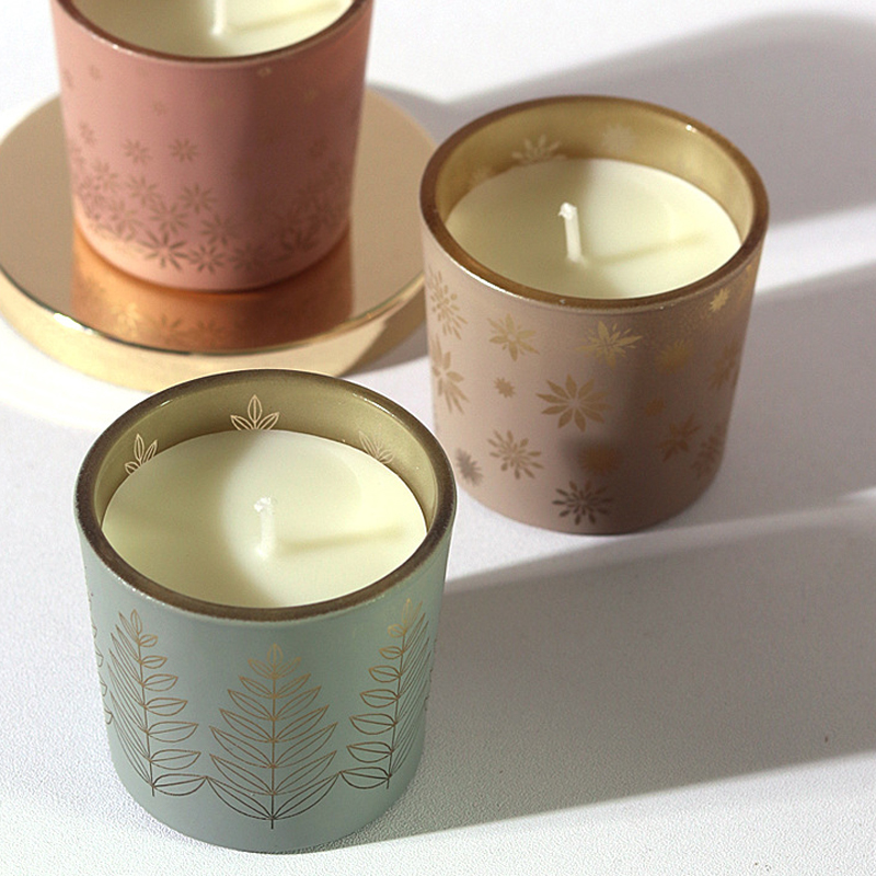 Home Fragrance Us - Velas de cerámica coloridas, tazas de