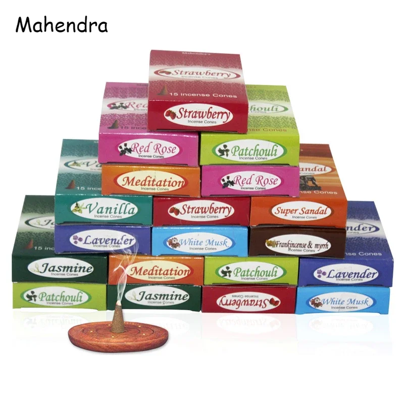 Home Fragrance Best - Conos de incienso de Mahendra, la