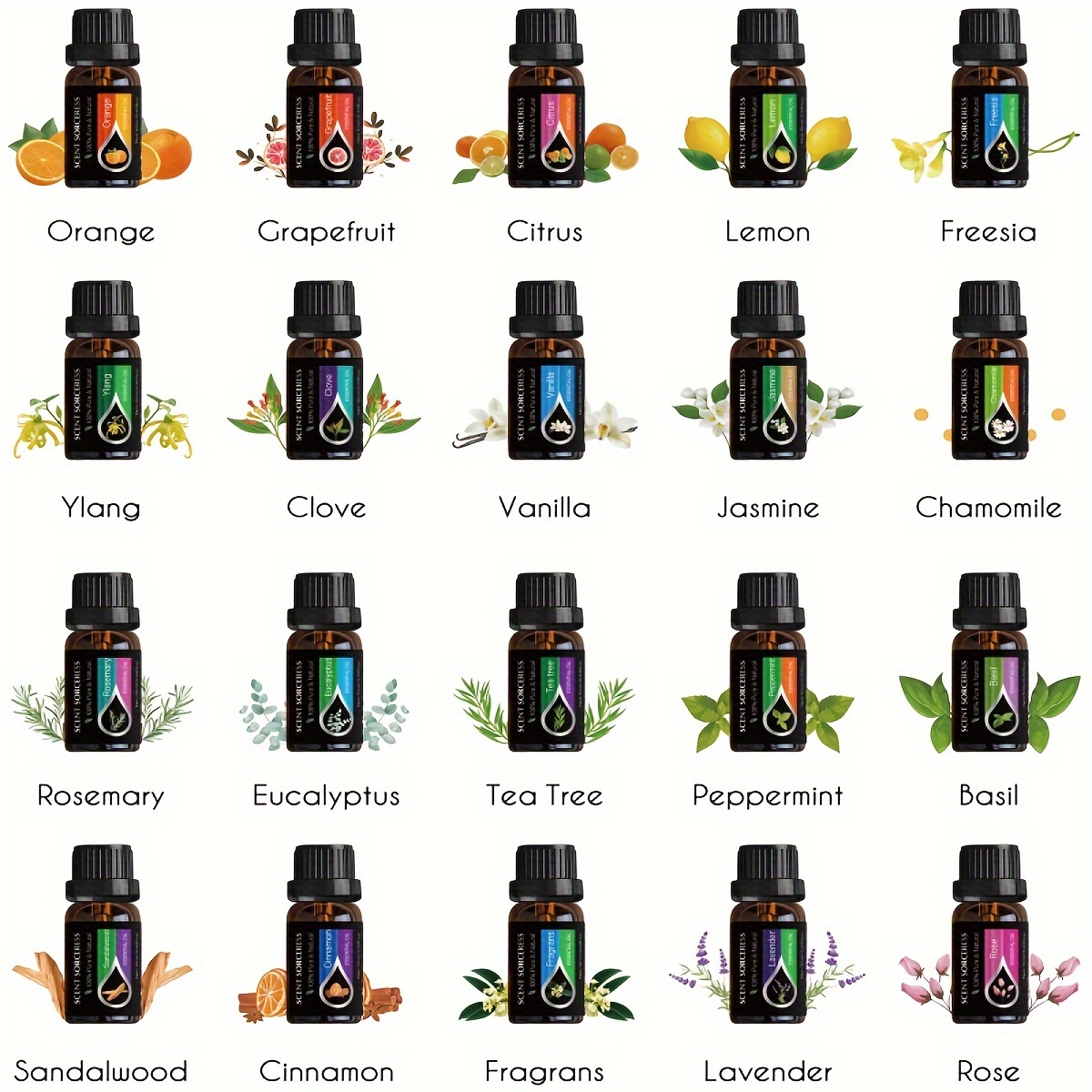 20 unids/set de aceites esenci - Home Fragrance Oil reseña y precio